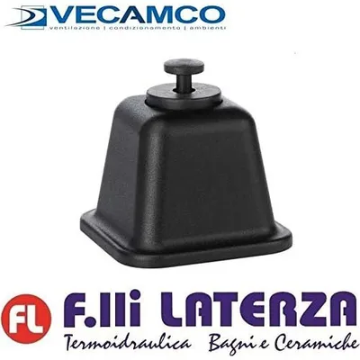 Produktbild von Set mit 4 feststehenden Basissockeln, 110 x 110 mm, Vecamco 9898-048-95
