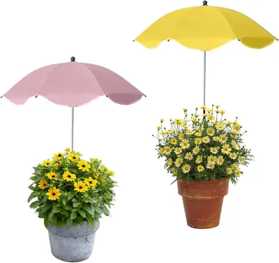 Image de Ensemble de 2 protections solaires pour plantes, idéales pour les plantes en pot, offrant une protection contre le soleil pour les plantes de jardin
