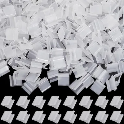 Ballonclips 500 Stück, transparent, Kunststoff, für Bögen