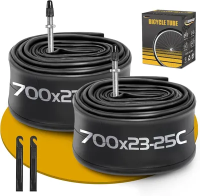 Productafbeelding van Binnenbanden racefiets 700 x 23-25C - Set van 2 - Presta 60 mm