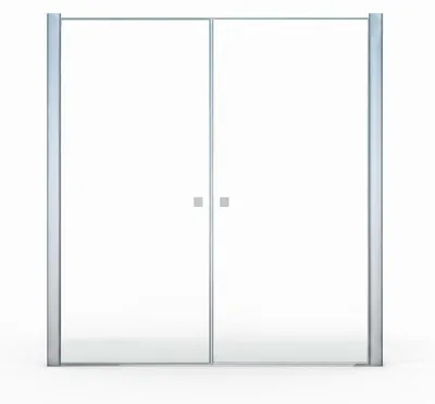 Obrázok produktu pre Sklenené dvere do sprchy Zeus, 185x195 cm, hrúbka skla 8 mm - priehľadné sklo