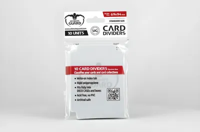 Produktbild von Ultimate Guard Kartentrenner Standardgröße Transparent (10)