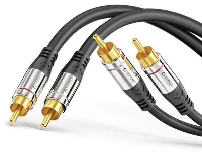 Immagine prodotto di Cavo RCA stereo SONERO, 1,0 m, nero