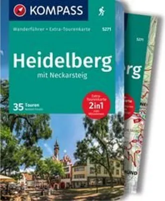 Produktbild von KOMPASS Wanderführer Heidelberg mit Neckarsteig, 35 Touren mit Extra-Tourenkarte