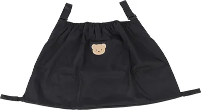 Zdjęcie produktu dla Torba na wózek dziecięcy do przechowywania butelek i pieluch Wielofunkcyjny wiszący organizer do domu Czarny