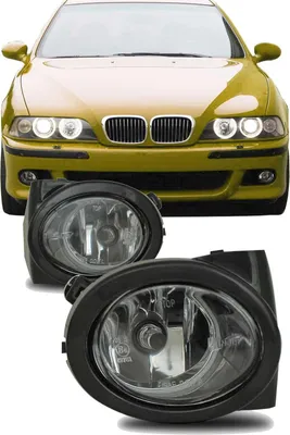 Image de Phare antibrouillards vitre clair pour BMW Series 3 E46 M3 E39 M5 Verre clair 2x