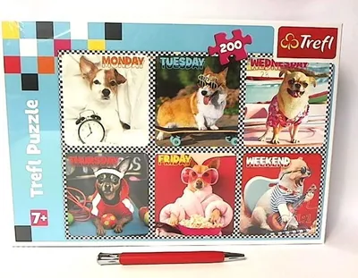Produktbild von TREFL Puzzle Merry Dogs 200 Teile