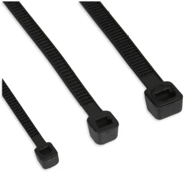 Produktbild von Opaski kablowe InLine®, długość 350 mm, szerokość 4,8 mm, czarne, 100 sztuk