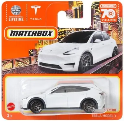 Produktbild von Matchbox 2023 Tesla Model Y Weiß [White] 89/100