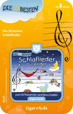 Produktbild von Tigercard Die 30 besten Schlaflieder