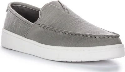Produktbild von Toms Recy LW Baumwoll Loafer zum Hineinschlüpfen für Herren in Grau – 10 UK - 44 EU - 11 US / Grey