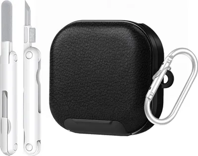 Image de INF Étui de Protection pour Samsung Buds 4/4 Pro avec Verrou et Stylo Le noir