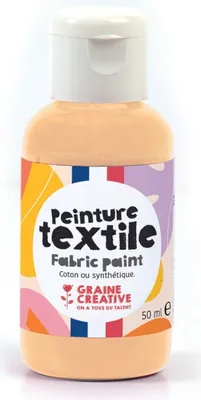 Produktbild von Textilfarbe beige 50 ml – Graine Creative
