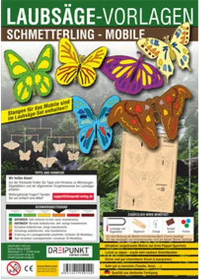 Obrázek produktu pro Šablony pro volnou pilu Butterfly (mobilní)