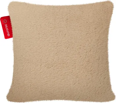 Produktbild von Auronic Heizkissen - Plüsch - 45x45 - Kabellos - Aufladbar - Elektrisches Kissen - Infrarot - Taupe
