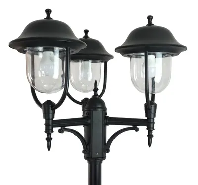 Immagine prodotto di Lanterna retro 295 cm 3xE27 nero IP43 SU-MA Prince OGMWN 3 O