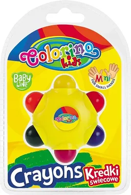 Obrázok produktu pre Colorino vosky - STAR / 6 farieb / vek 2+