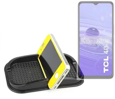 Produktbild von K-S-Trade Auto Anti Rutsch Matte Smartphone-Halter kompatibel mit TCL 40 R 5G Haft Pad Armaturenbrett Handy-Halterung Silikon