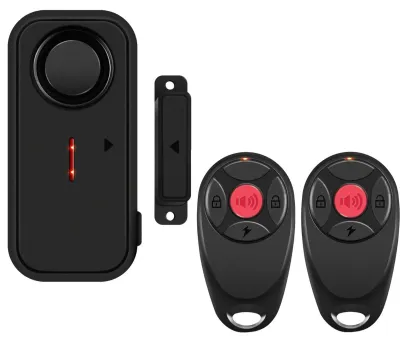 Productafbeelding van Deuralarm met 2 externe raamsensoralarmen, 108 dB alarm voor thuisbeveiliging
