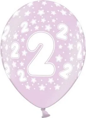 Produktbild von Luftballons mit Aufdruck zum 2. Geburtstag, 1 Stk.