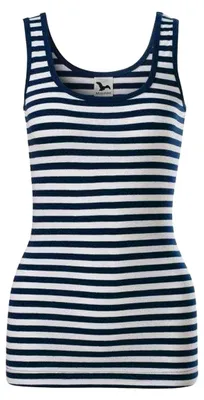 Immagine prodotto di Malfini - Top senza maniche da donna "Sailor" PP7332 (XS) (blu navy scuro/bianco)