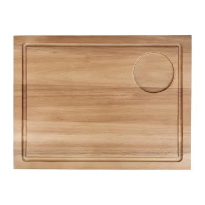 Image de Planche à steak Olympia, en bois d'acacia avec découpe, 31 x 24 cm