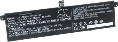 Produktbild von vhbw Akku Ersatz für Xiaomi R13B01W, R13B02W für Notebook (5250 mAh, 7,6 V, Li-Polymer)