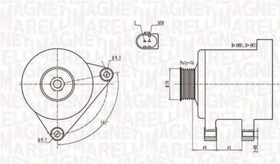 Zdjęcie produktu dla 063731782010 MAGNETI MARELLI alternator x