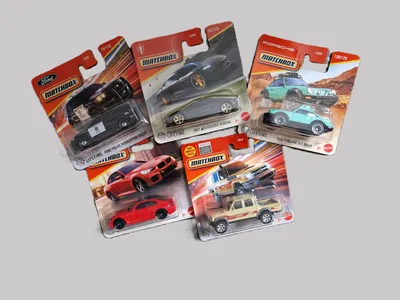 Produktbild von Matchbox Auto Set 5 x - Spielzeug - Autos - Fahrzeuge - Kinder - Spielen
