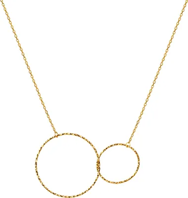 Produktbild von Celesta Silber Collier 925 Silber vergoldet 925/- Sterling Silber 42+3cm gelb ohne 352250094V