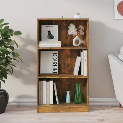Produktbild von "Winterschlussverkauf "Bücherregal - CLORIS - Standregal - Robust und langlebig - Räuchereiche 60x24x109 cm Holzwerkstoff - NeuMöbel6729603