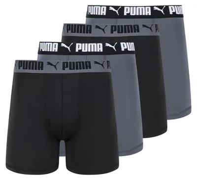 Immagine prodotto di Pantaloni da boxe da uomo Puma, modello Active Stretch, confezione da 4 pezzi, colore nero/grigio, taglia X-Large
