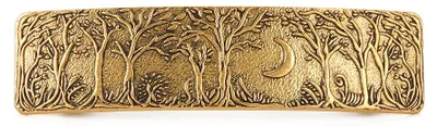 Produktbild von Handgefertigte Haarspange, französische Haarspange im Vintage-Stil, Waldmond-Schutzhaarnadel, modisches Haaraccessoire für Damen und Mädchen, Geschenkidee