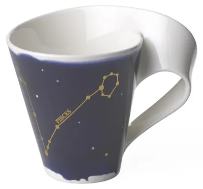 Produktbild von Villeroy & Boch New Wave Stars Becher mit Henkel Fische 0,3 l