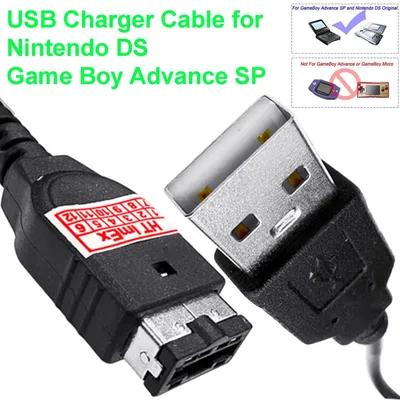 Produktbild von USB Kabel Stromkabel Netzteil Ladekabel 1,2m passend für Gameboy Advanced SP