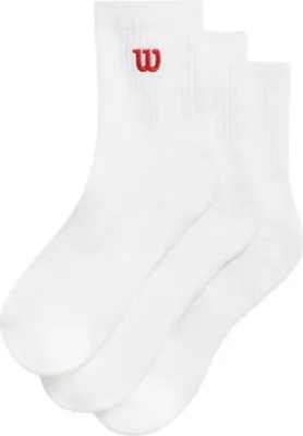 Produktbild von Wilson Quarter Top Socken 3 Einheiten Weiß EU 43-46 Weiß EU 43-46
