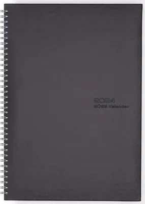 Produktbild von Buchkalender Euro-Timer 1 Woche/2 Seiten schwarz 2027