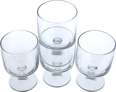 Produktbild von Dessertglas 0,17 l stapelbar 4 Stück Trinkglas Wasserglas Eisglas