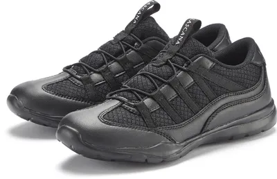 Produktbild von LASCANA Sneaker Freizeitschuh, Halbschuh, Turnschuhe, Slip-On-Sneaker, schwarz Größe 41