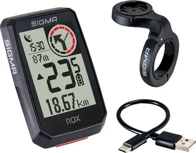 Produktbild von Sigma ROX 11.1 EVO HR Set GPS Komoot Bike Computer Fahrradcomputer E-Bike Ready