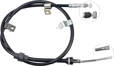 Produktbild von A.B.S. Handbremsseil Seilzug Feststellbremse für HONDA CIVIC II Shuttle (EE) Hinten Rechts K10758