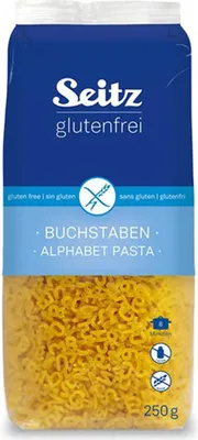 Produktbild von Seitz bezlepkové ozdoby do polievky ABC z kukuričnej múky 250g