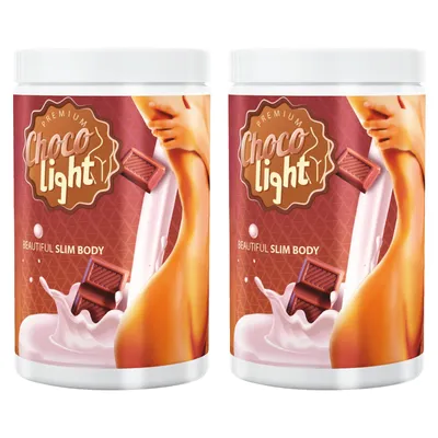 Immagine prodotto di 2x Choco Lite – frullato al cacao che favorisce il metabolismo, integratore alimentare 120 g