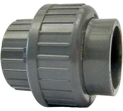 Productafbeelding van Georg Fischer koppeling, PVC-U/EPDM, diameter 20 mm, 1 stuk.