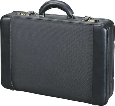 Productafbeelding van Alassio MODICA tas (attache-tas) voor laptop - Zwart - Nylon, kunstleer