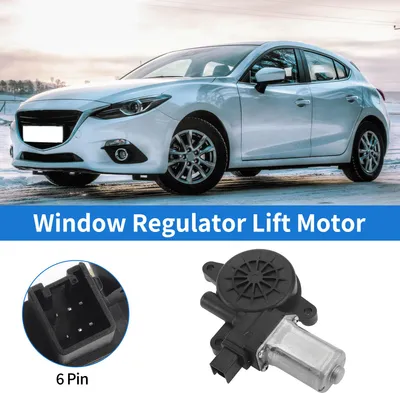 Image de Moteur De Lève-Vitre Électrique Côté Conducteur Arrière Gauche Pour Mazda 2 2011-2014 Hatchback No.742807/D01G5958Xa 6 Broches Moteur De Lève-Vitre De Voiture