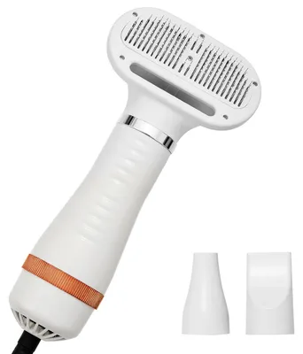 Produktbild von 3-in-1 Pet Föhn & Bürste, Hunde Katzen, abnehmbarer Bürstenkopf, Massage & Styling, 3 Temperaturstufen, sicher & tragbar, Zuhause & unterwegs