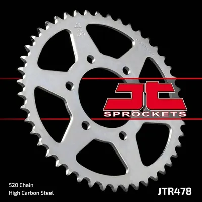 Produktbild von JTSPROCKETS Kettenrad JTR478.45ZBK Hinten Kohlenstoffstahl