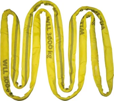 Immagine prodotto di Kerbl Rundschlinge Umfang 4 m, Farbe gelb, Zugkraft direkt 3000 kg