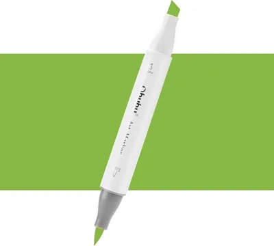 Zdjęcie produktu dla OHUHU dwustronny marker alkoholowy Brush & Chisel, GY8 Petits Pois